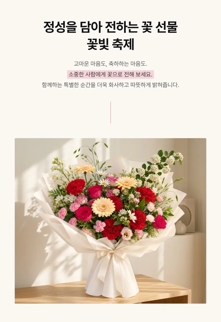꽃빛 축제 — 상품 상세