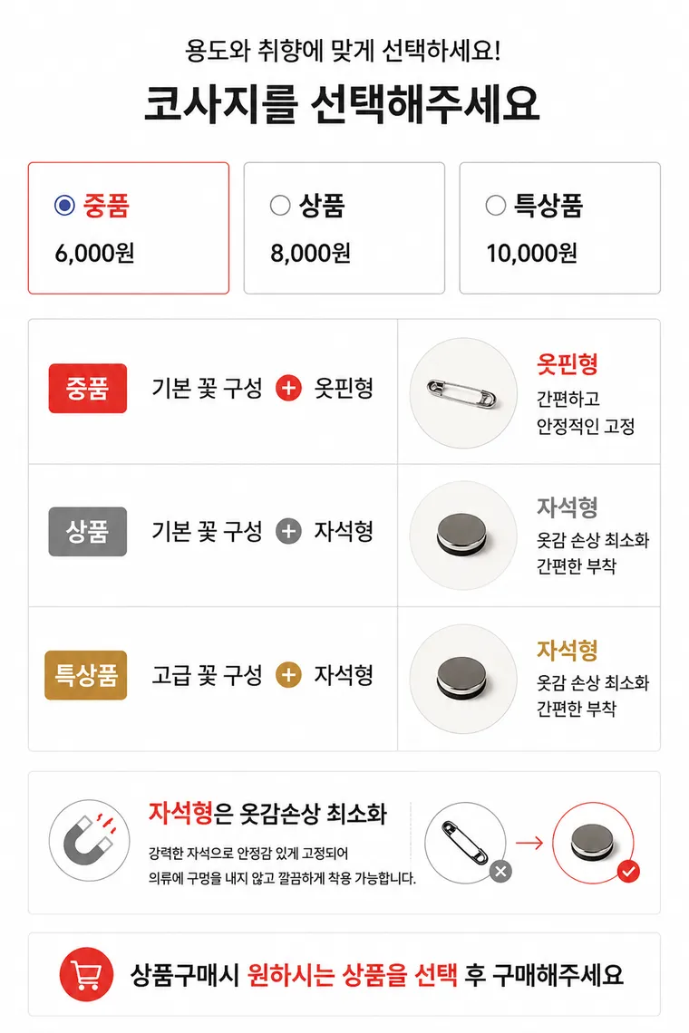코사지 B — 상품 상세