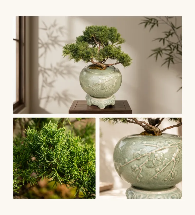 Bonsai bách xù B — Hình chi tiết