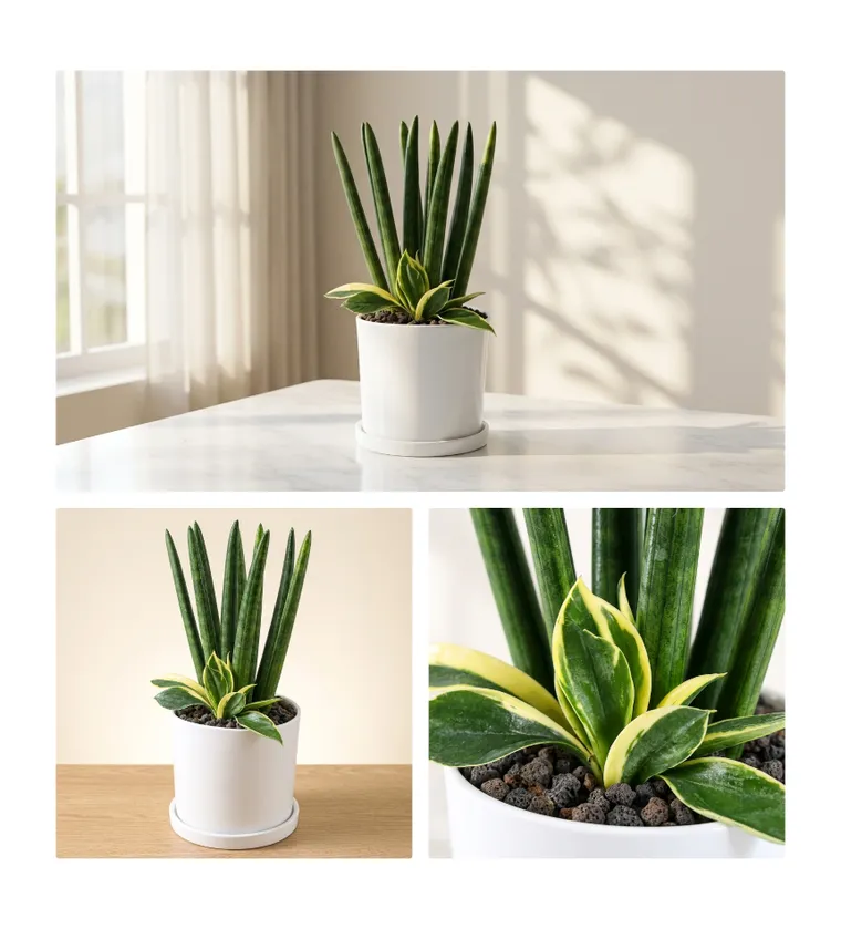 Cylindrical Snake Plant T — Detail images