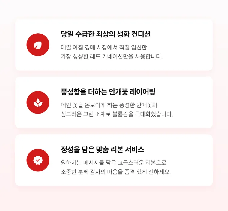 카네이션 A — 상품 상세