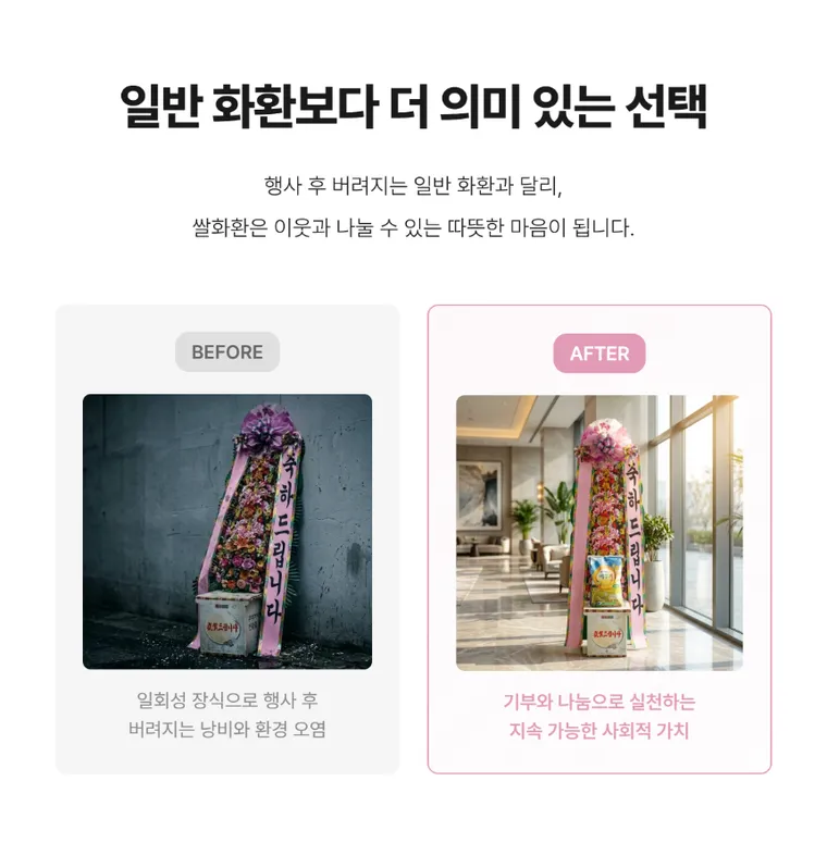 쌀화환 10kg — 상품 상세