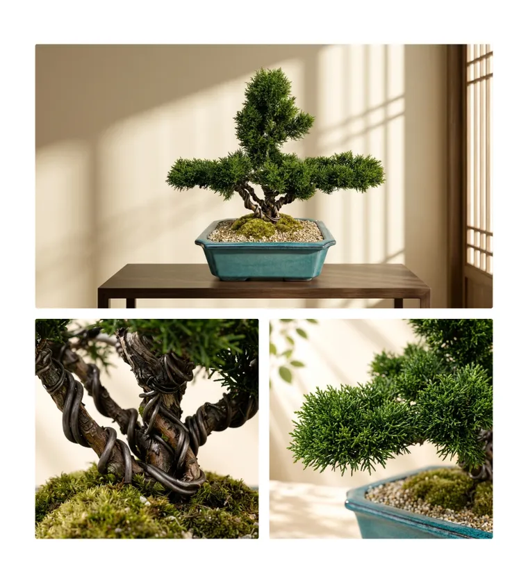 Bonsai bách xù A — Hình chi tiết
