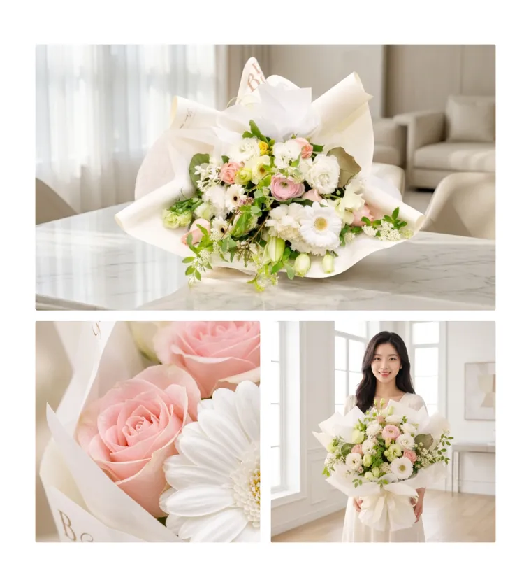 Pure White Excitement — Detail images