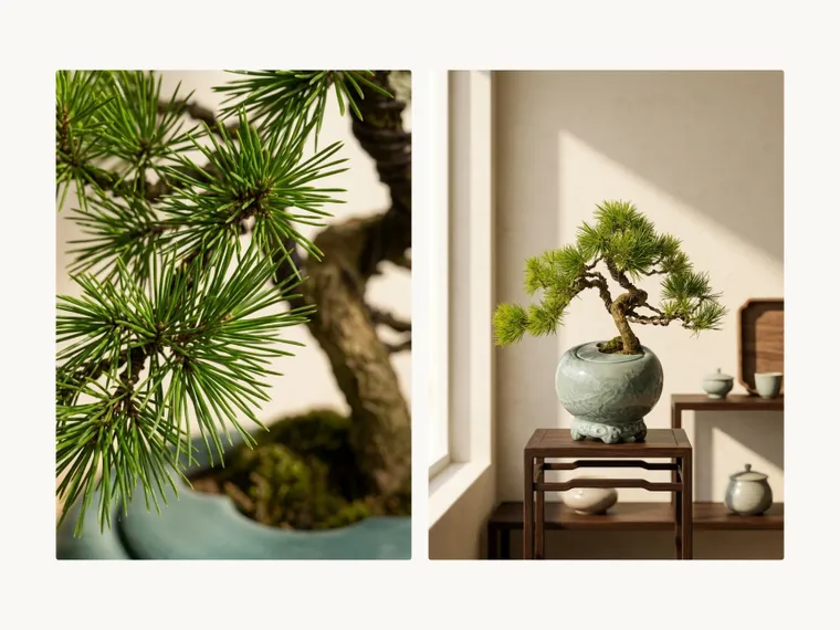 黑松盆景 A — 详情图