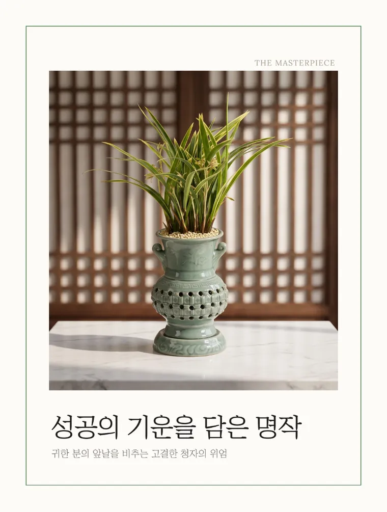 Hwangryonggwan (Decorative Pierced Pot) — Detail images